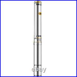 0.75KW 4 4SDM4-10 Borehole Deep Well Submersible Water Pump LONG LIVE With Cable