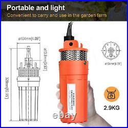120W Solar Well Submersible Water Pump Kits for Deep Well/Irrigation/Garden