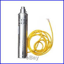 120m Solar Photovaltaic Powered Water Pump Submersible Bore Hole Deep Well Pump