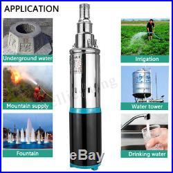 12V/24V DC 3m³/h 180W Solar Deep Well Water Pump Bore Hole Submersible Pump