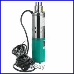 12V 25M Lift Max Flow 3M³/H Submersible Water Pump Solar Energy Deep Well Pump
