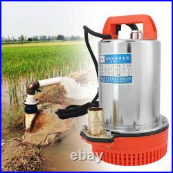 12V 280W Submersible Deep Well Water Pump Irrigation Water Pump 3200RPM/Min New