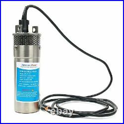 12V 3.2GPM DC Stainless Powered Submersible Deep Well Water Pump Solar Battery