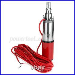 12V DC Submersible Deep Well Pump Solar Power Large Flow Stainless Steel Pump