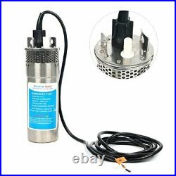 12V Stainless Shell Submersible 3.2GPM 10A Deep Well Water DC