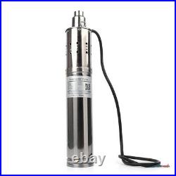 180W 12V Solar Powered Water Pump Submersible Bore Hole Pond Deep Well Pump New