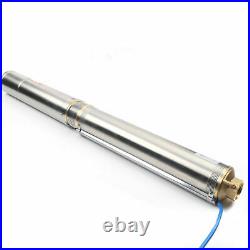 1.5HP 4 inch Deep Well Submersible Pump 1100W Stainless Steel 220 V 4000L/H DHL
