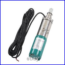 220W 12V DC Deep Well Submersible Solar Water Pump Stainless Steel Brushed Screw