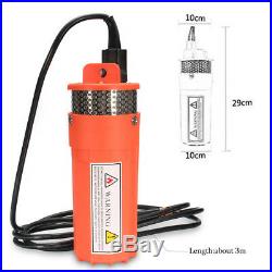 24V 1.6GPM 70m Max Lift Submersible Deep Solar Battery Well Fountain Water