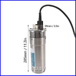 24V Solar Water Pump Stainless Steel Submersible Deep Well Water Pump 12L Solar