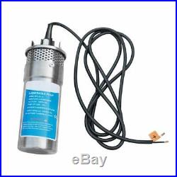 24V Stainless Steel Solar Submersible Pump 3.2GPM Deep Well Water DC Pump New