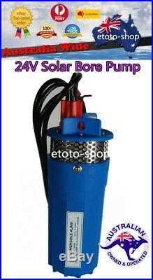 24v DC Solar Pump 4 Submersible Bore Hole Water Pump 70m Head Deep Well Battery