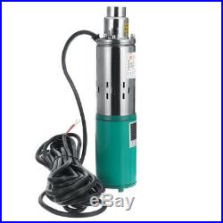 260W 24V Deep Well Pump Submersible Water Pump Solar Energy 1.2M/H 50M Max Lift