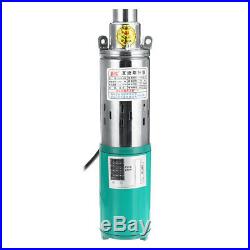 260W 24V Deep Well Pump Submersible Water Pump Solar Energy 1.2M/H 50M Max Lift