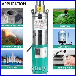 260W 24V Submersible Water Pump Solar Energy Stainless Steel Deep Well Pum