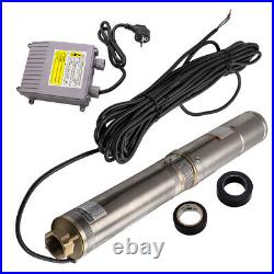 2850 rpm 0.5HP Borehole Deep Well Submersible Water Pump+20m cable 6000 L/H new