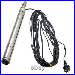 2 370W Deep Well Borehole Submersible Pump Stainless Steel 900L/H 60m Head LMO