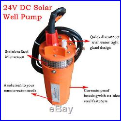 2 Colors 24V Stainless Strainer Submersible Deep DC Solar Well Pump Water pump
