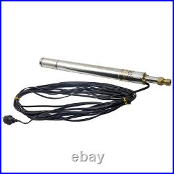 2 Head 50m Borehole Deep Well Submersible Water Pump Long Live + Cable 15m