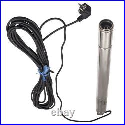 2 inch 370W Deep Well Borehole Submersible Pump Stainless Steel 1080L/H