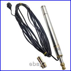 2 inch 370W Deep Well Borehole Submersible Pump Stainless Steel 1080L/H 2/51mm