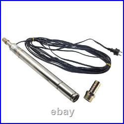 2 inch 370W Deep Well Borehole Submersible Pump Stainless Steel 1080L/H 35°C new