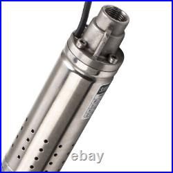 2 inch 370W Deep Well Borehole Submersible Pump Stainless Steel 1080L/H 50 Hz