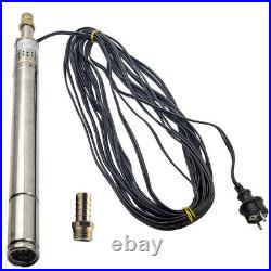2inch 370w Deep Well Borehole Submersible Pump Stainless Steel 900l/h New