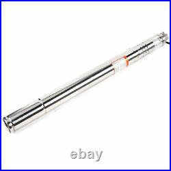 370W 2 Deep Well Water Pump Submersible Pump Stainless Steel Well Pump 1000L/h