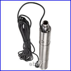 3 1020L/H 250W Deep Well Submersible Pump Electric Borehole + 15m cable
