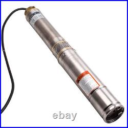 3 2500LH Deep Well Submersible Borehole Pump Stainless Steel + Cable New