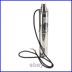 3 48V 750W Deep Well Solar Submersible Bore Hole Water Pump Head 140M`