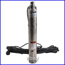3 550W 35 L/min Borehole Deep Well Water Submersible Electric Water Pump 50Hz