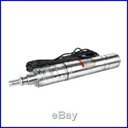 3 Borehole Deep Well Water Submersible Electric Pump + 14m cable