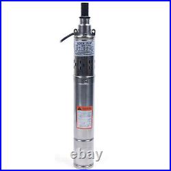 3 Deep Well Submersible Pump Submersible Water Pump Stainless Steel 1600 l/h
