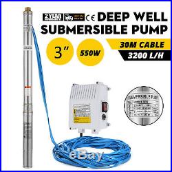 3 SDM1.8/22 Berehole Pump Deep Well Submersible Water Pump LONG LIVE + CABLE