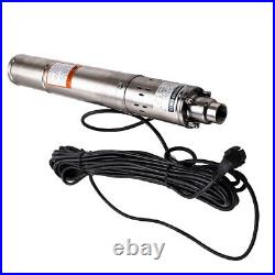 3 inch 550W 2100 L/H Deep Well Submersible Borehole Pump Stainless Steel 50Hz