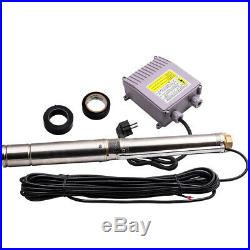 3inch 76 mm 3800 l / h Deep Well Pump Stainless Steel Submersible Borehole Pump