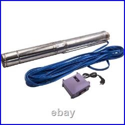 4000L/H 1.1KW Borehole Deep Well Water Submersible Pump 50Hz 220-240V 20M Cable