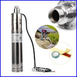 48V 3m3/H 50M-120M Deep Well Pump Solar Submersible Powered Water Pond Fountain