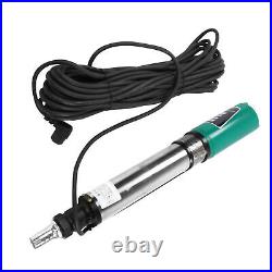 48V 60V-4/5m³-45/55m Deep Well Submersible Pump 20m Line Stainless Steel