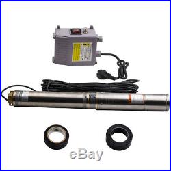 4 7.6 bar Borehole Deep Well Submersible Water Pump 4000L/H LONG LIFE + CABLE