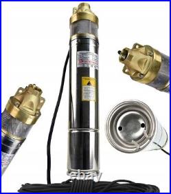 4 Deep Well Borehole Submersible Pump Clean Water 1500W 140m Head StainlessStee