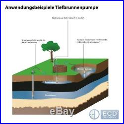 4 borehole deep well pump submersible water pump garden pump electric 1100W