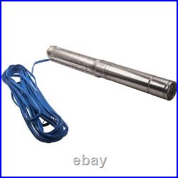 4 inch 1.1KW Borehole Deep Well Water Submersible Pump 50Hz 220-240V 20M Cable