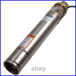 6 bar 3 750W 2400L/H Deep Well Borehole Pump Submersible Water Pump 1HP