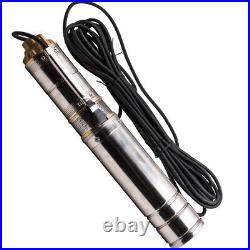 750W Stainless Steel 230V 2800L/H Deep Well Submersible Screw Water Pump