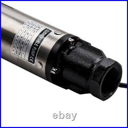 8.5 bar 18m Deep Well Submersible pump 6300L/H 1100W Stainless Steel 3.5inch