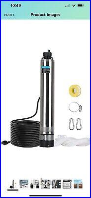 Boomgie Submersible 1.5 Hp Shallowithdeep Well Pump For House/irrigation