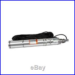 Borehole Deep Well Water Submersible Electric PUMP, 230V 14m cable, 80m Head